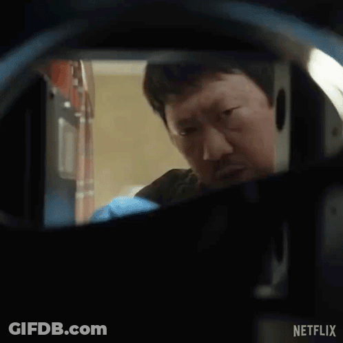 Man Looking At Netflix Ad GIF