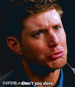 A Man Is Making A Funny Face And Saying Do N't You Dare GIF