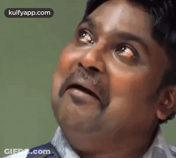 Man Making Funny Face With Open Mouth GIF