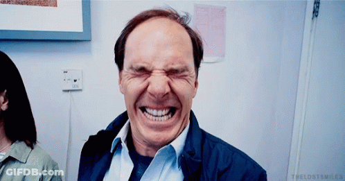 A Man Is Making A Funny Face With The Words The Lost Smiles Visible Below Him GIF