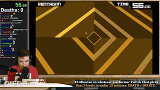 A Man Is Playing A Game Called Pentagon GIF