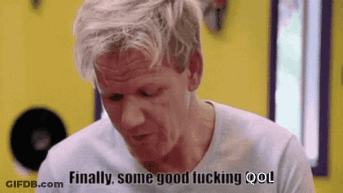 A Man Is Saying Finally Some Good Fucking Qql GIF