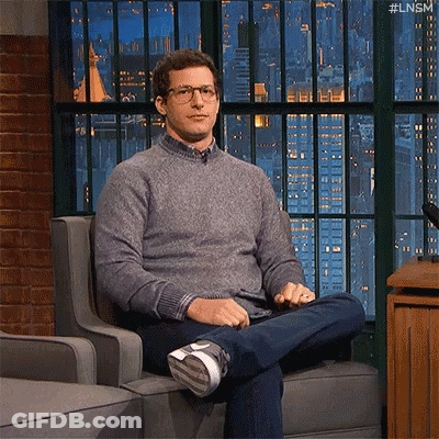 Man Sitting Crossed Legs With Feet Up GIF