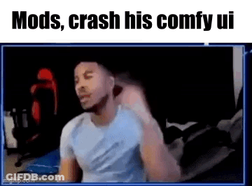 A Man Is Sitting In Front Of A Computer Screen And Making A Funny Face While Playing A Video Game . GIF