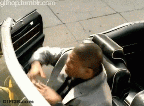 A Man Is Sitting In The Back Seat Of A Car With The Website Gifhop.tumblr.com On The Bottom GIF