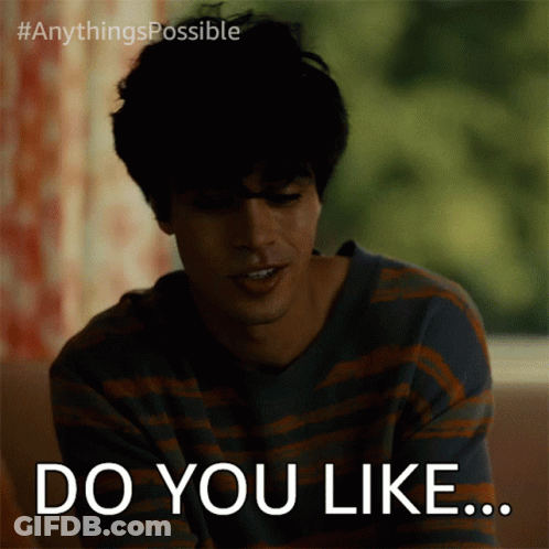 Man Sitting On Couch Saying Do You Like GIF