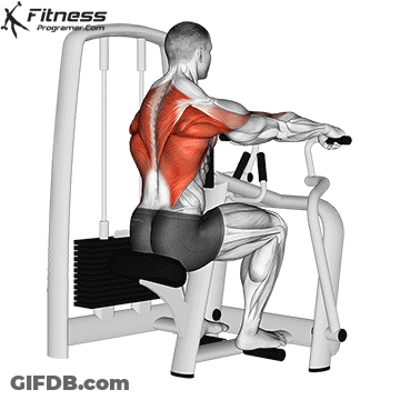 A Man Is Sitting On A Machine With A Fitness Programer.com Logo GIF