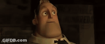 A Man Is Standing In Front Of A Newspaper That Says `` Incredible Hundreds '' . GIF
