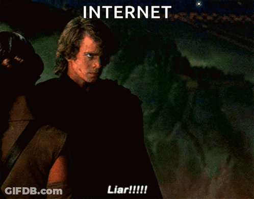 A Man Is Standing In Front Of A Poster That Says Internet GIF