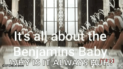 Man Standing In Front Of Dancers GIF