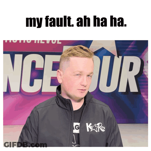 A Man Is Standing In Front Of A Sign That Says Nce Four GIF
