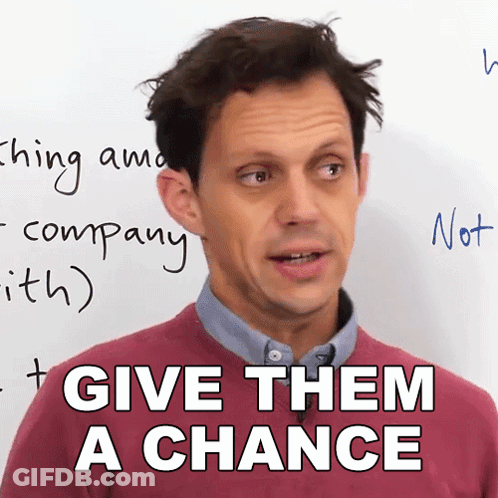 Man Standing In Front Of White Board GIF