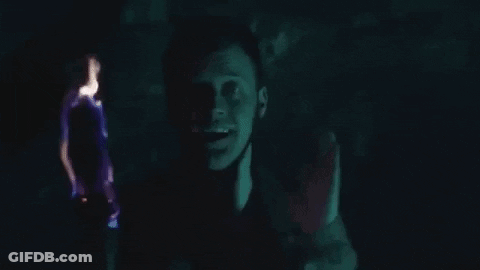 Man Standing In Dark Saying I Am Leaving Now GIF