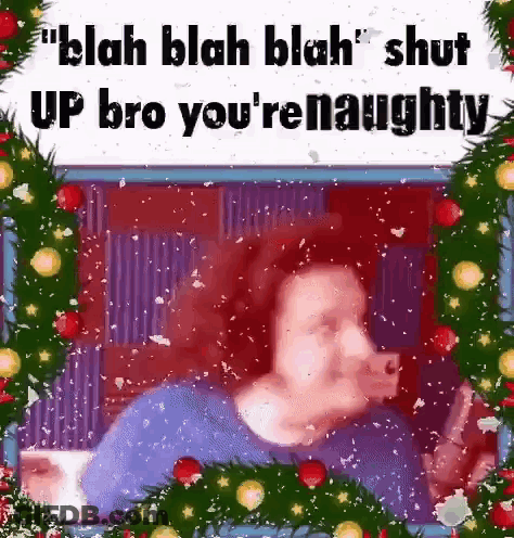 A Man Is Taking A Selfie In Front Of A Christmas Tree While Holding A Cell Phone . GIF