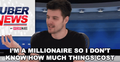 A Man Is Talking In Front Of Uber News By Pop Buzz GIF