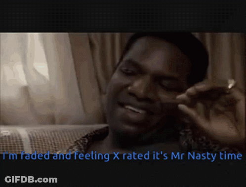 A Man Is Talking On A Cell Phone And Says I 'M Faded And Feeling GIF