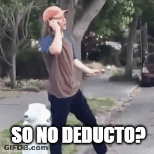 A Man Is Talking On A Cell Phone While Standing Next To A Fire Hydrant On The Side Of The Road . GIF