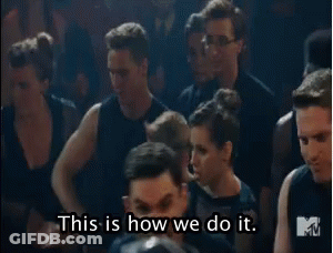 A Man Is Talking To A Group Of People And Says `` This Is How We Do It . '' GIF