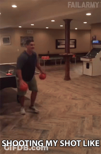 A Man Is Throwing A Bowling Ball In A Bowling Alley And The Caption Says Shooting My Shot Like GIF