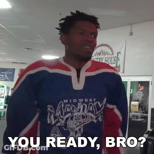 A Man Is Wearing A Midwest Monday Jersey GIF
