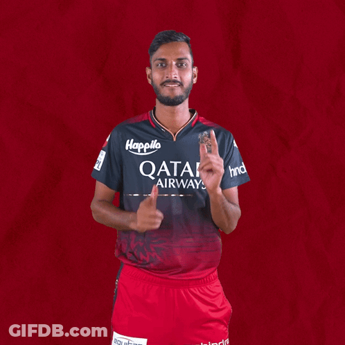A Man Is Wearing A Qatar Airways Shirt And Giving A Thumbs Up GIF
