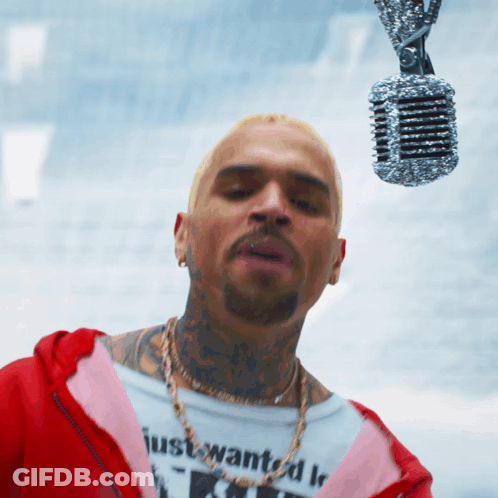 A Man Is Wearing A Shirt That Says Just Wanted It GIF
