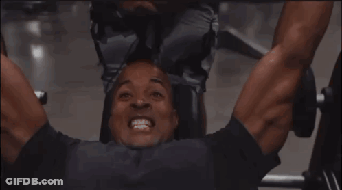 A Man Laying On A Bench With The Words Who 'S Going To Carry The Boats Above Him GIF