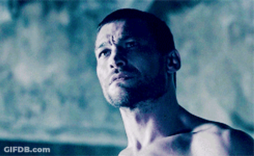 A Man Must Accept His Fate Cries GIF