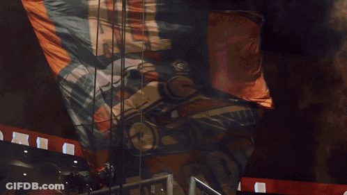 A Man Playing A Keyboard With The Words Our Soccer Is Calling Below Him GIF