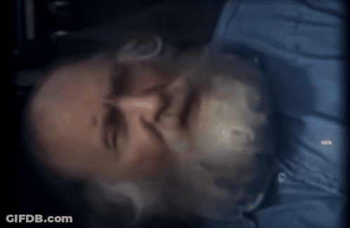 A Man Playing Chess With The Words " I Hate Chess " On The Bottom GIF
