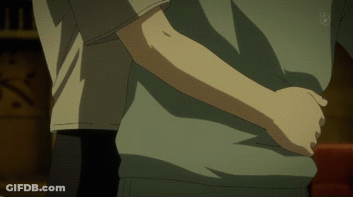 A Man 'S Arm Is Shown In A Cartoon While Another Man 'S Arm Is Shown In A Cartoon GIF