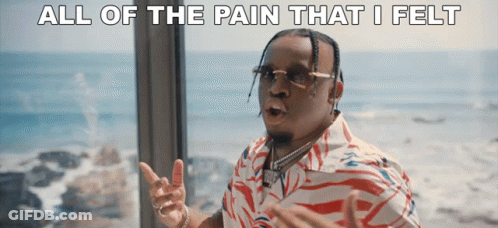 A Man Says All Of The Pain That I Felt While Standing In Front Of The Ocean GIF