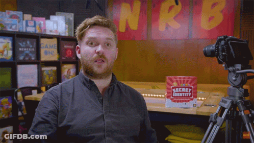 A Man Says " And Now Look At Us We 'Ve Split The Vote " In Front Of A Camera GIF
