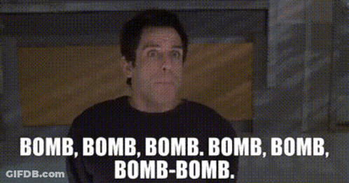 A Man Says Bomb Bomb Bomb Bomb Bomb Bomb Bomb GIF