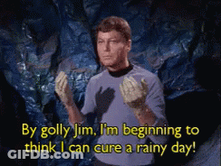 A Man Says By Golly Jim I Am Beginning To Think I Can Cure A Rainy Day GIF