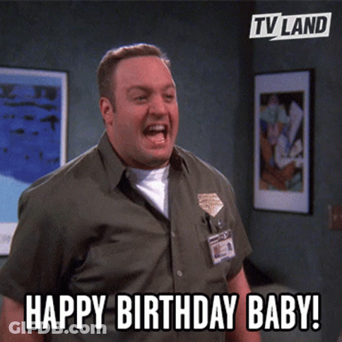 A Man Says Happy Birthday Baby In A Tv Land Ad GIF