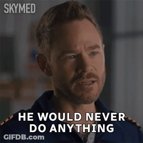 A Man Says He Would Never Do Anything In A Skymed Ad GIF