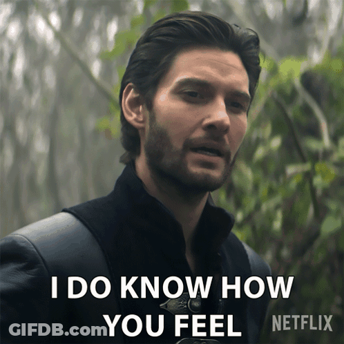 A Man Says I Do Know How You Feel GIF