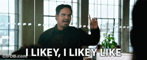 A Man Says I Likey I Likey Like GIF