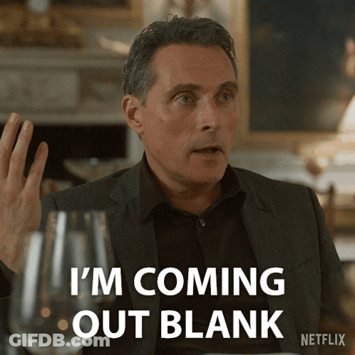 A Man Says I 'M Coming Out Blank In A Netflix Advertisement GIF