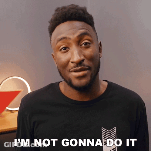 A Man Says I 'M Not Gonna Do It In Front Of Him GIF
