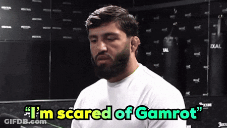 A Man Says " I 'M Scared Of Gamrot " In A Gym GIF