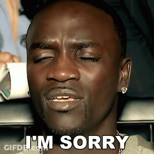 A Man Says I 'M Sorry In Front Of His Face GIF