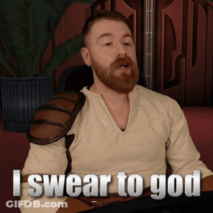 A Man Says I Swear To God In A Video GIF