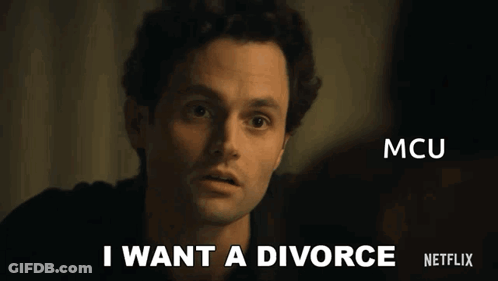 A Man Says " I Want A Divorce " In A Netflix Advertisement GIF