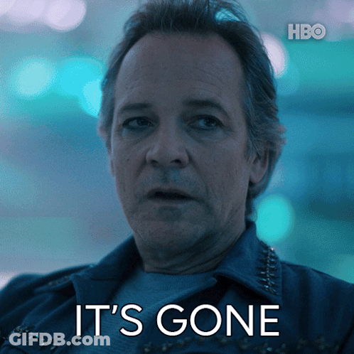 A Man Says It 'S Gone In A Hbo Ad GIF