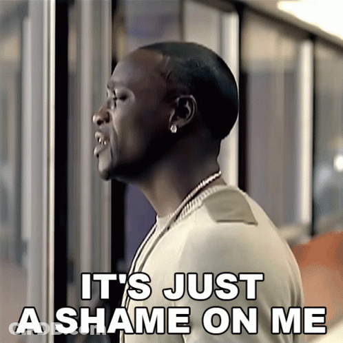 A Man Says It 'S Just A Shame On Me On A Screen GIF