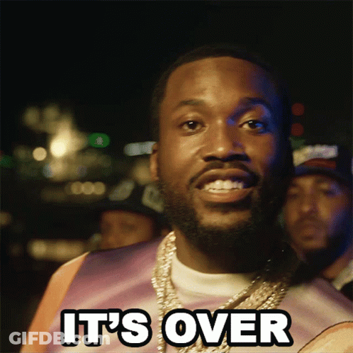 A Man Says It 'S Over While Smiling GIF