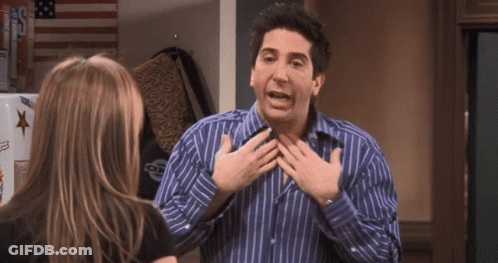 A Man Says It 'S Physically Impossible While A Woman Looks On GIF