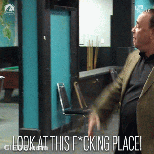 Man Saying Look At This F*cking Place GIF